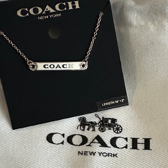 Coach Jewelry - Coach Silver -Tone Logo Bar Bracelet (NWTs) Dust bag included.